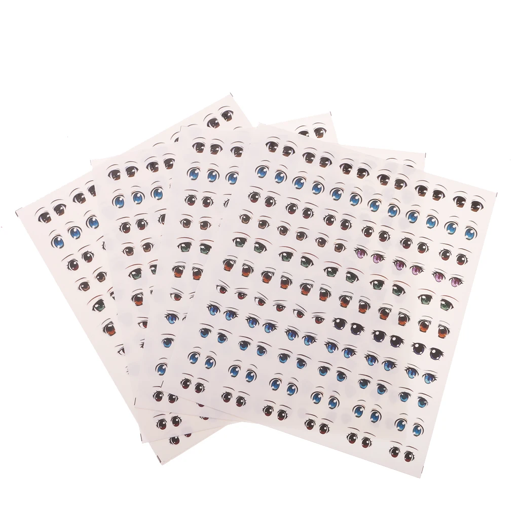 15 шт. Водные Наклейки для кукол 6x5 дюймов|decal eyes|decal waterdecal sticker |