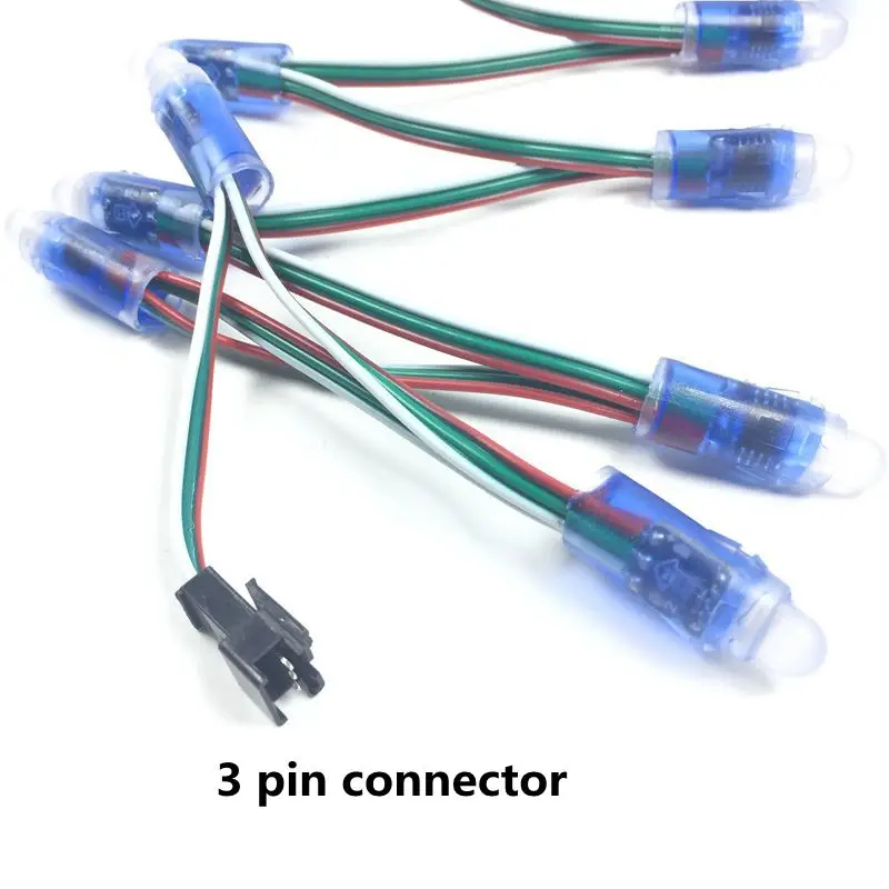 Светодиодный модуль WS2811 2811 IC 100 шт./лот 12 мм полноцветный пиксельный светодиодный