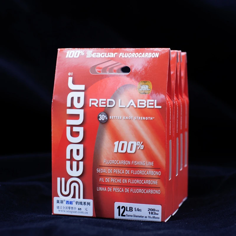 SEAGUAR оригинальная Красная этикетка модель 229/183 м фторуглеродная морская или пресноводная леска