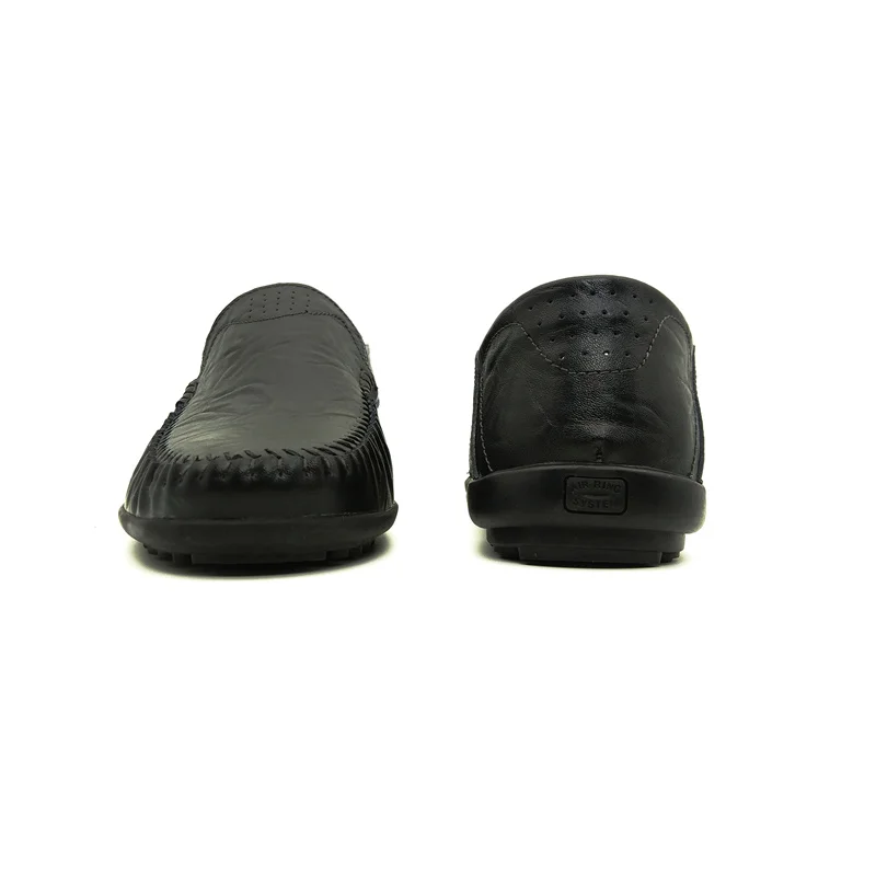 CcharmiX Summer Cool Men Slip On Loafers Big Size 37-47 Flats Driving Shoes Casual Black Leather Moccasins Homem | Обувь