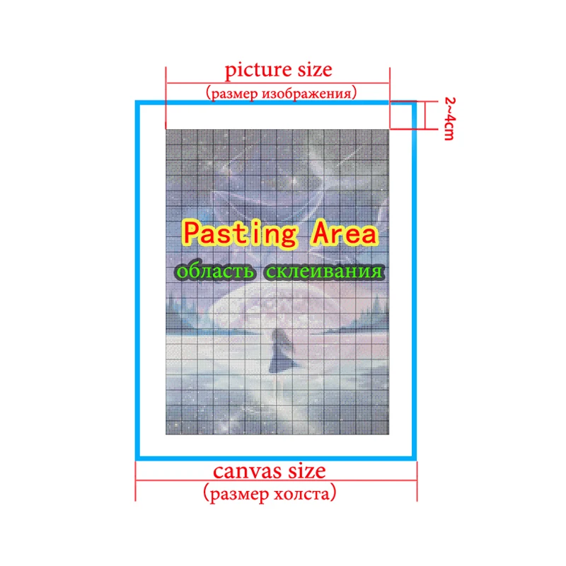 DIY Алмазная картина полная бриллиантов пейзаж палка дрель алмазная вышивка