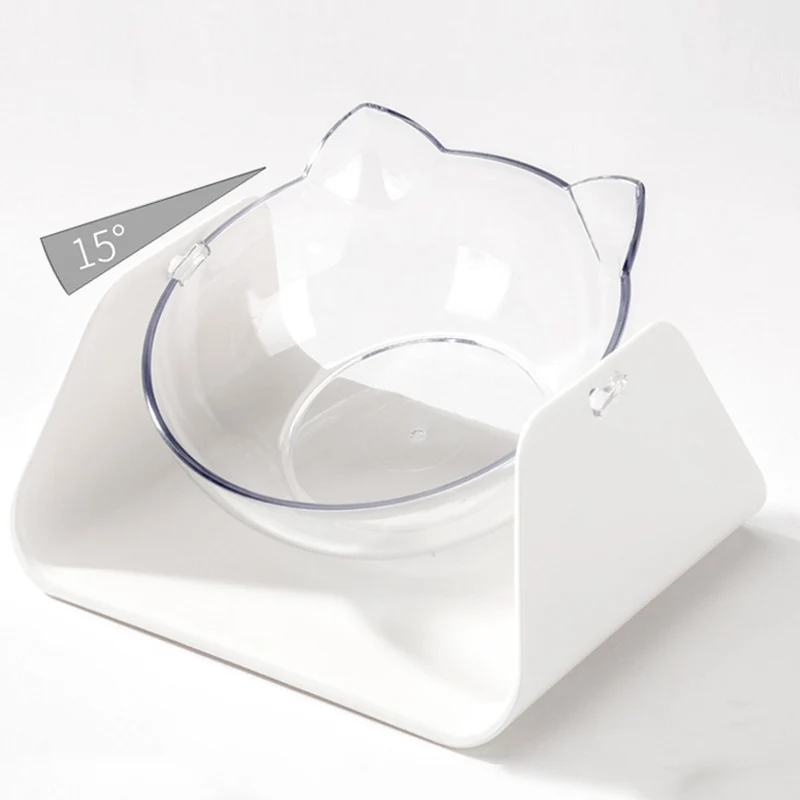 4 цвета Регулируемая Животное Кошачьи миски для кошек прозрачный кот воды Еда