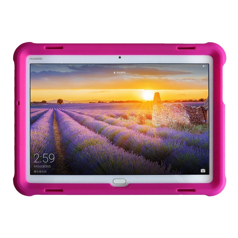 MingShore силиконовый Прочный чехол для huawei MediaPad M3 Lite 10 10,1 дюймов BAH-W09/L09/AL00 защитный чехол для планшета