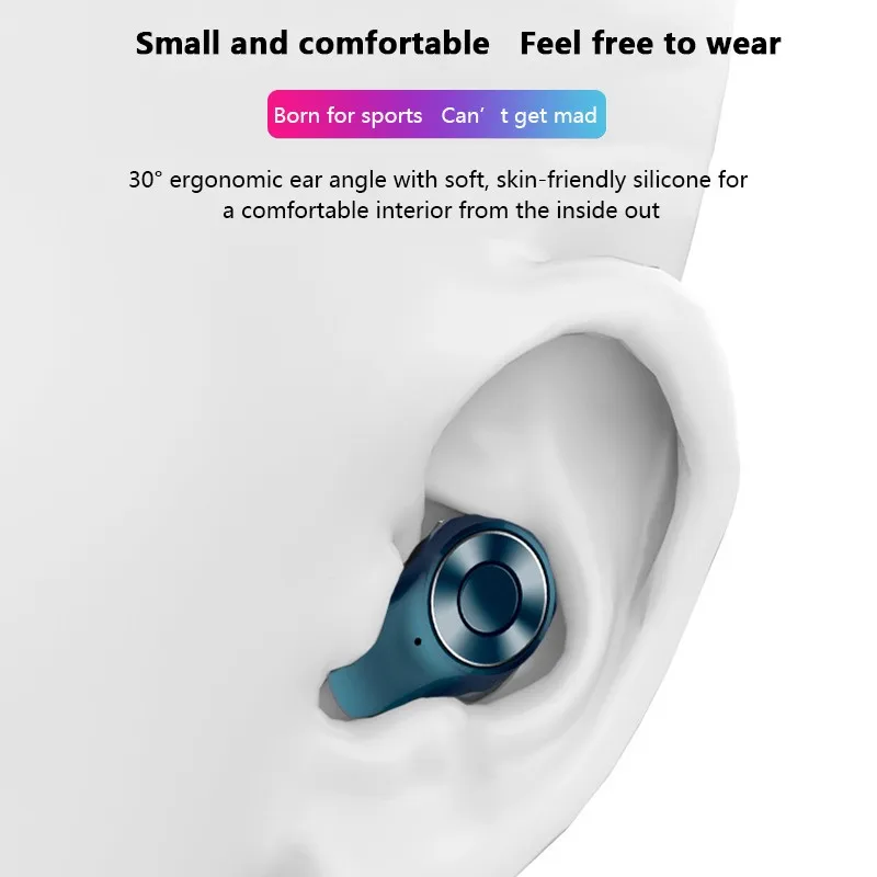 Touch A6 Bluetooth 5,0 беспроводные настоящие наушники TWS спортивные наушники 10 м подключение стерео наушники IPX6