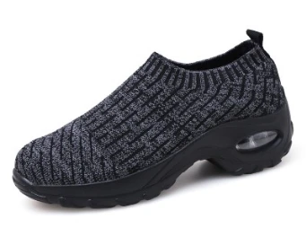 Dark gray 937 JIANBUDAN/дышащие легкие женские кроссовки; Новинка года; пляжная обувь с трикотажной сеткой; Повседневная Удобная обувь для фитнеса; Размеры 35-42 - Цвет: Dark gray 937