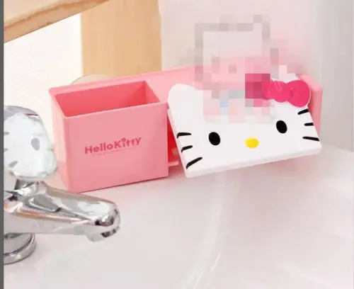 Многофункциональный держатель зубной щетки Hello Kitty новый милый для с надписью |