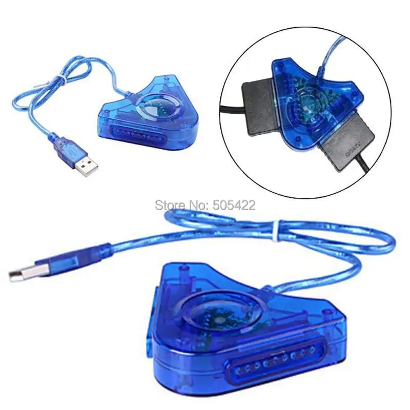 Для игрового контроллера Playstation 2 PS2 PS1 PSX на пк двойной адаптер конвертер USB
