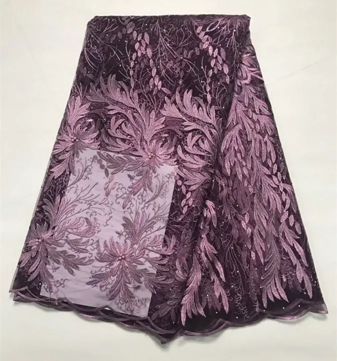 3d embroidery net lace beads french fabric luxury african tulle with ff37329 | Дом и сад