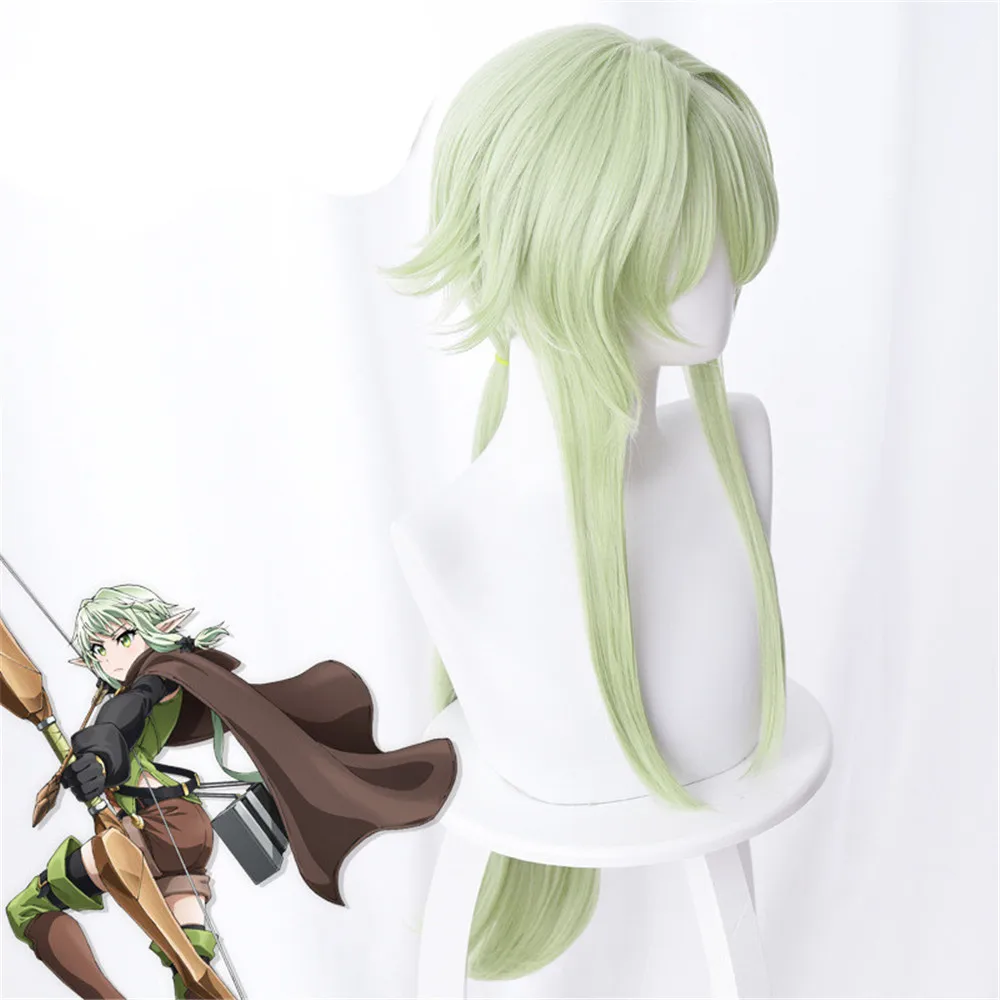 Goblin Slayer Yousei Yunde косплей парик 80 см зеленые термостойкие синтетические волосы Perucas