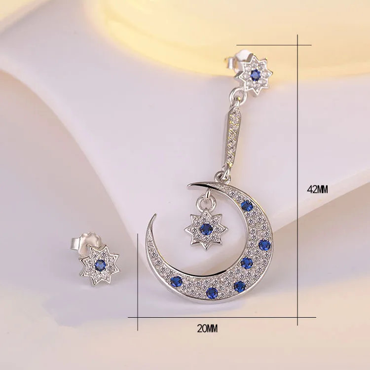 Женские серьги-гвоздики из серебра 2017 пробы с фианитом | Украшения и аксессуары