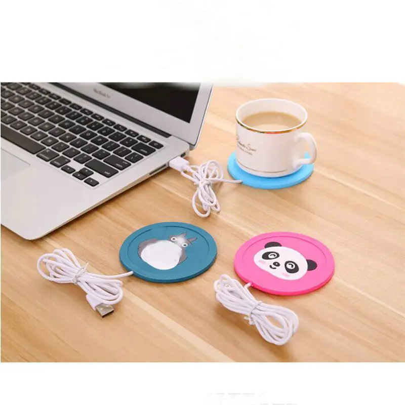 1 шт. несколько животных USB подстаканники и колодки силиконовый подстаканник