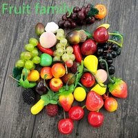 10 pcs mini simulation foam fruit and vegetables artificial kitchen toys for children pretend play toy