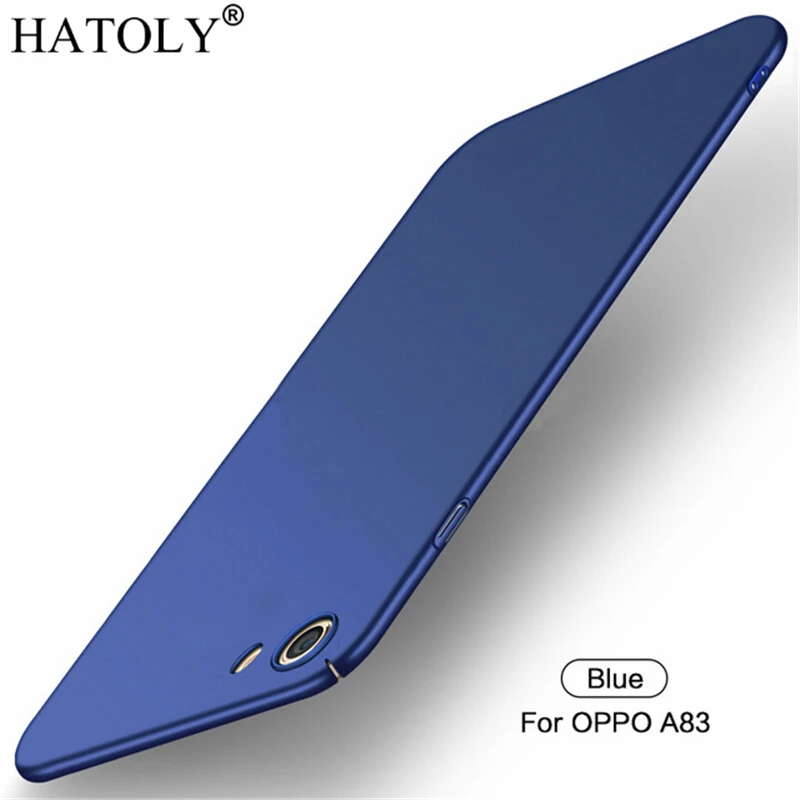 Blue Для oppo A83 чехол oppo a83 a 83 ультратонкий гладкий Чехол жесткий защитный чехол для oppo A83 HATOLY - Цвет: Blue