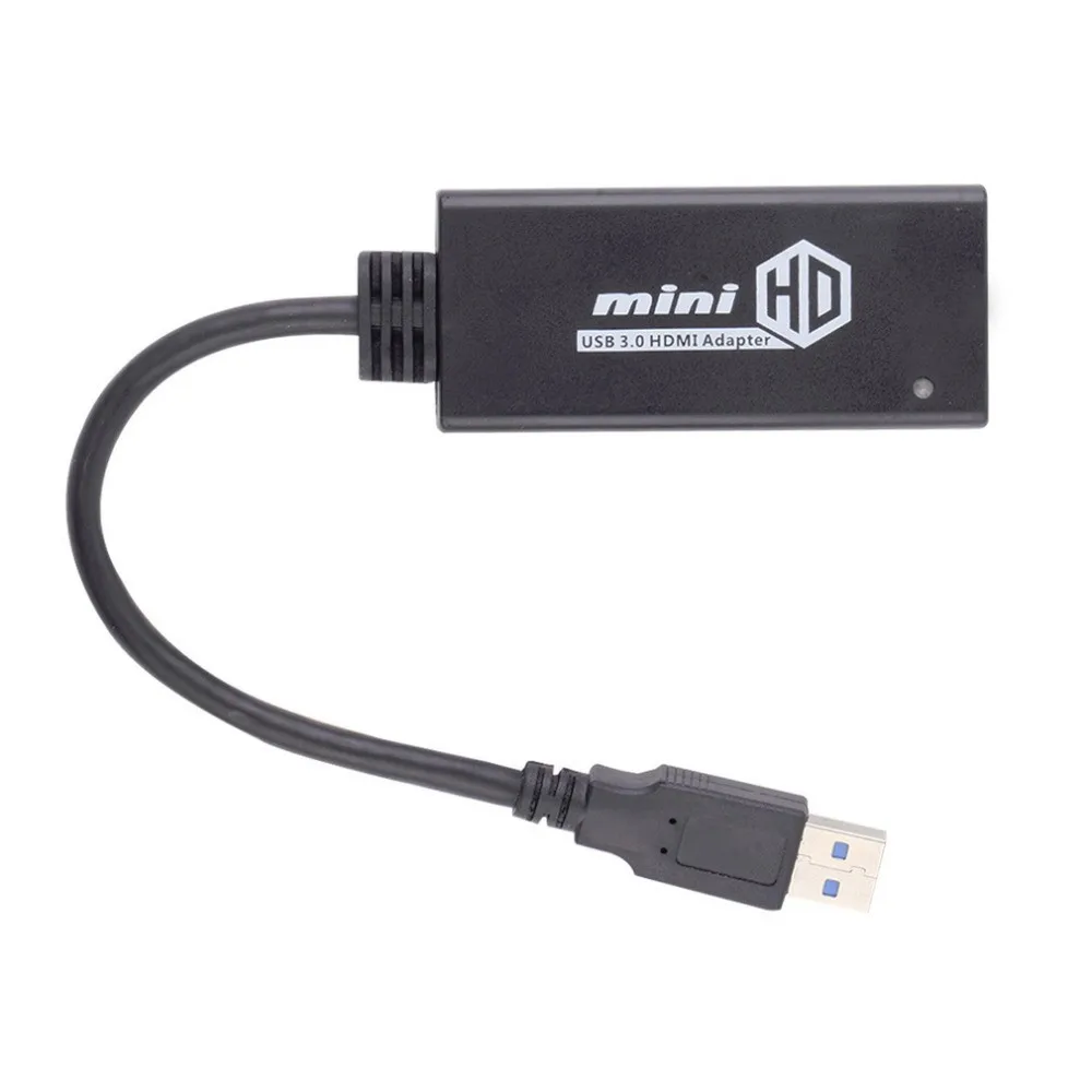 Адаптер конвертер USB 3 0 мини адаптер для видеокабеля HDMI совместим с ПК ноутбуком