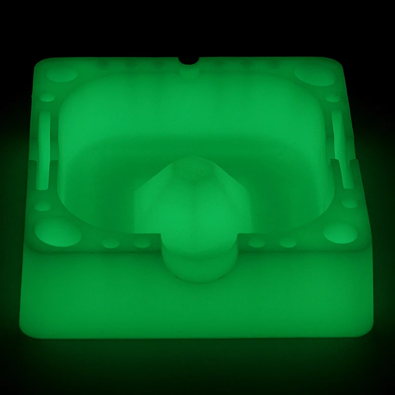 

Extra Thick Silicone Ashtray Smokeless Round Ash tray Smoke Swirl (Food Grade Silicone) Safe Glass Holds