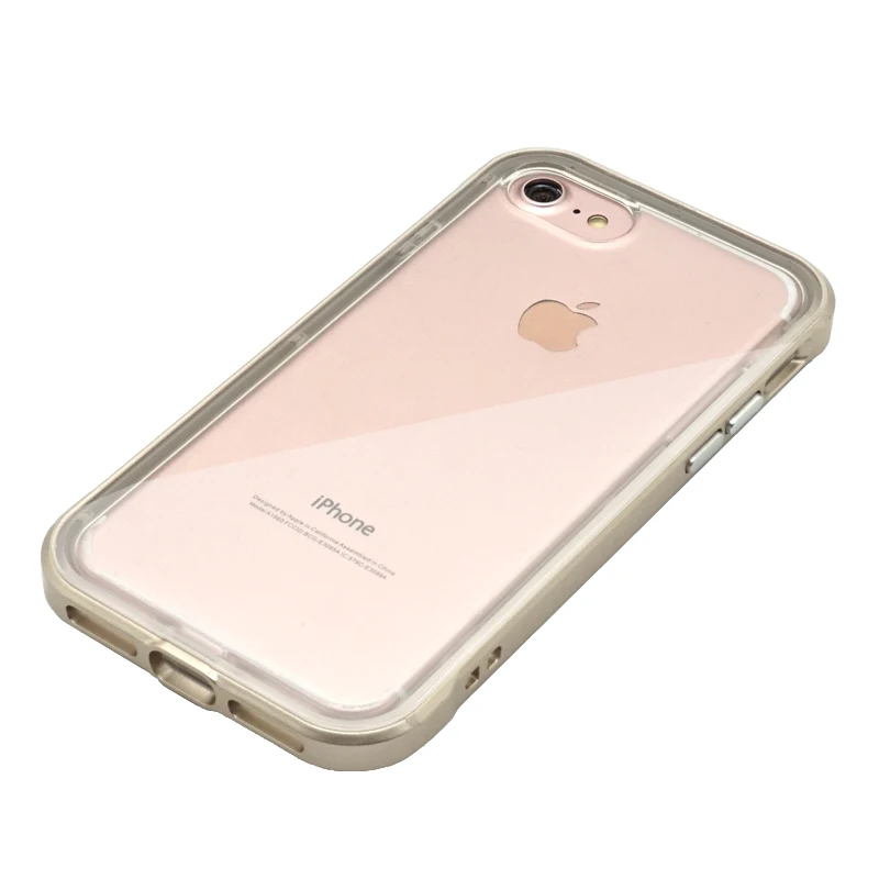 Чехол Portefeuille для iPhone 7 plus, противоударный, PC, TPU, защитный, ударопрочный, роскошный, золотой, чехол для телефона 7 plus, Coque, аксессуары