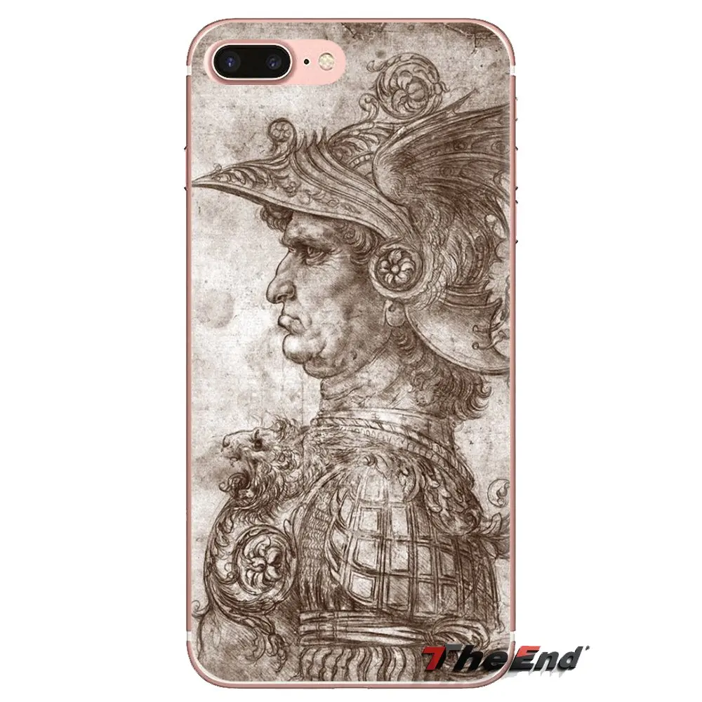 Италия Леонардо да Винчи art Для Xiaomi Mi3 samsung A10 A30 A40 A50 A60 A70 Galaxy S2 Note 2 большое ядро Prime