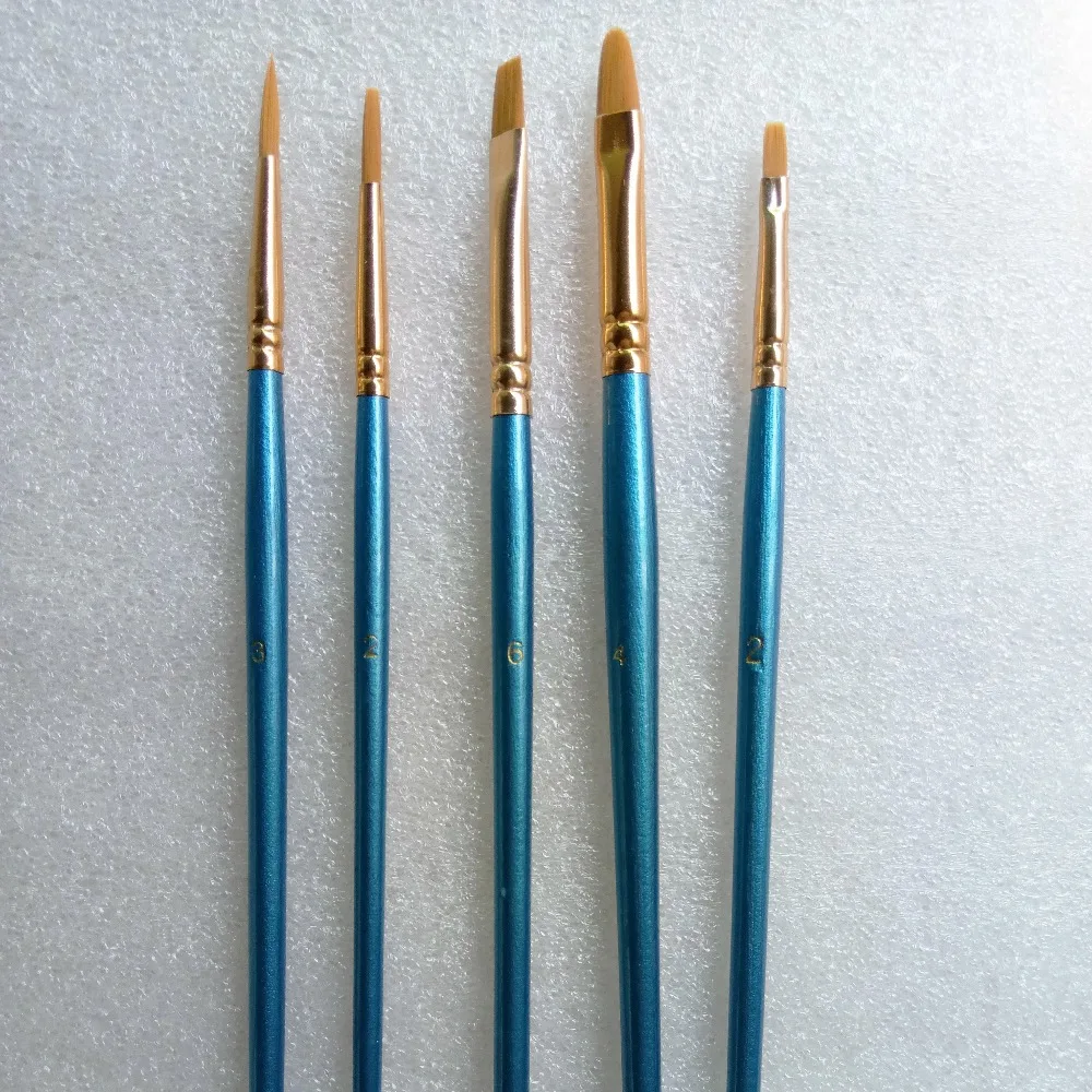 Нейлоновая кисть для рисования волос Детская Студенческая Акварельная гуашь