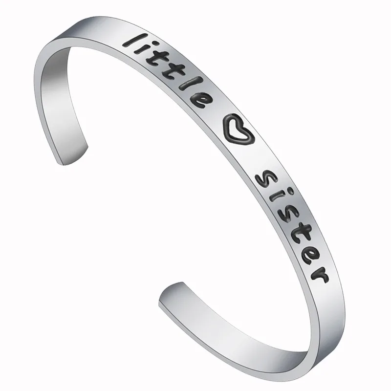 Женский браслет из нержавеющей стали с мантрой и манжетами 2019 | Украшения