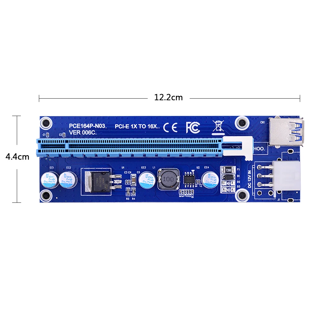 CHIPAL Mini PCI E к 16X Райзер карта 0 6 м USB 3 кабель для EXP GDC ноутбука внешняя видеокарта