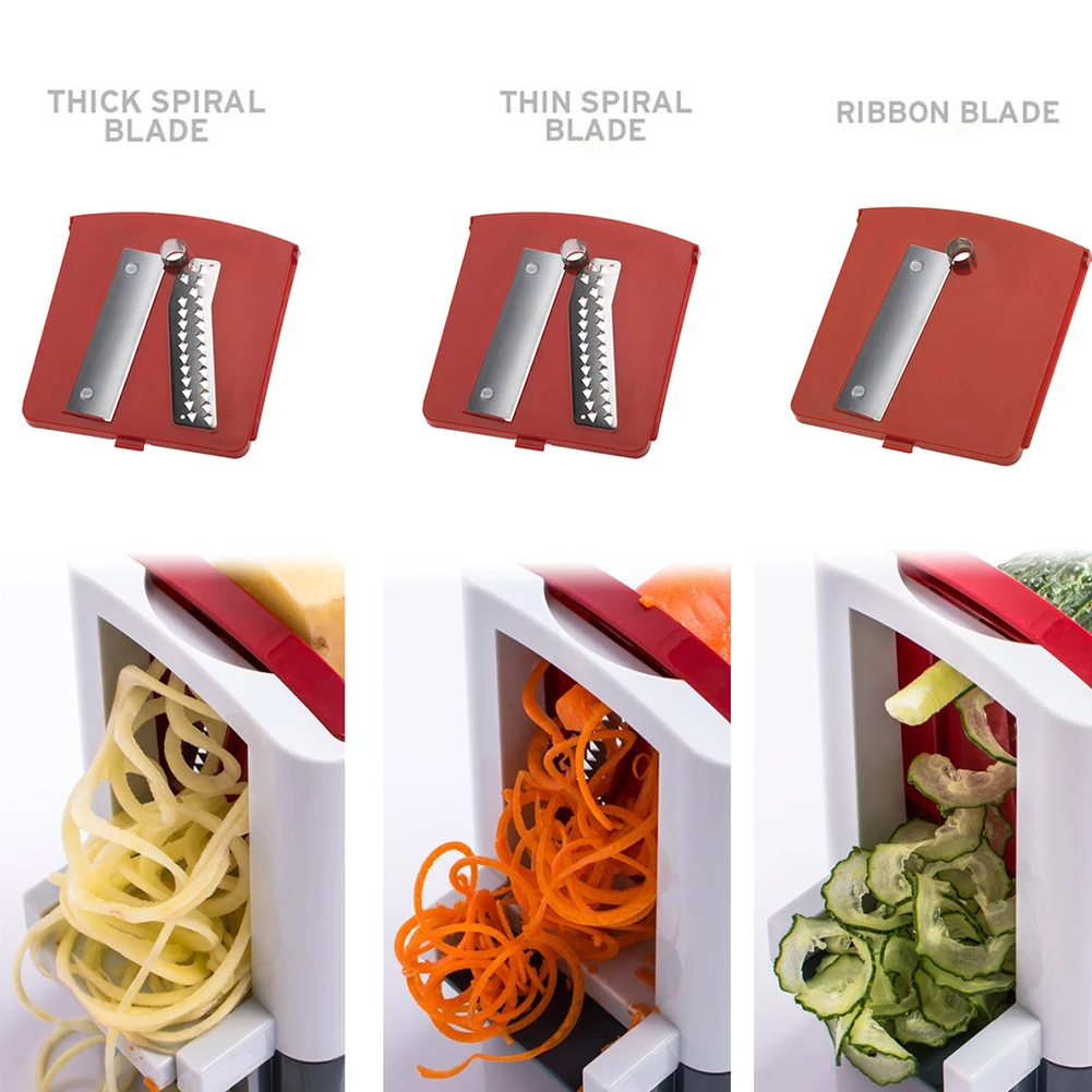 Встряхнуть руку Spiralizer многофункциональный нож лапши чайник овощи и фрукты резак