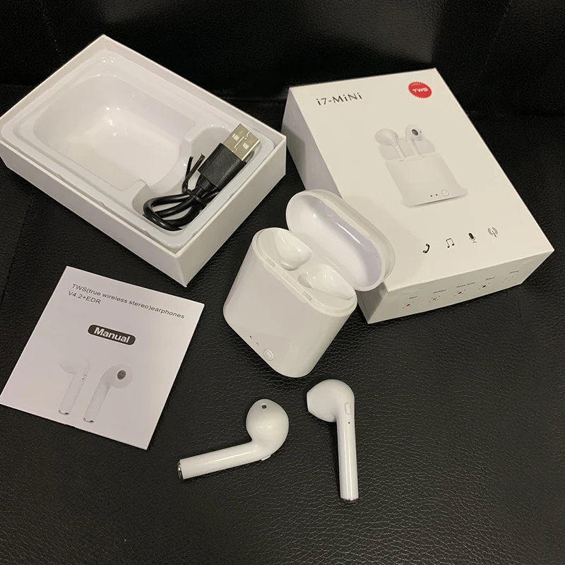 20 шт./лот новые высококачественные маленькие беспроводные Bluetooth наушники i7 Mini TWS