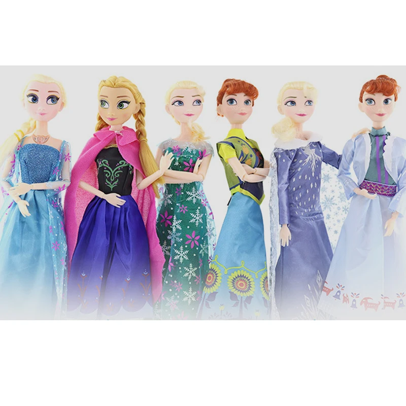 Disney новинка 2019 Кукольное платье Холодное сердце Снежная королева принцесса
