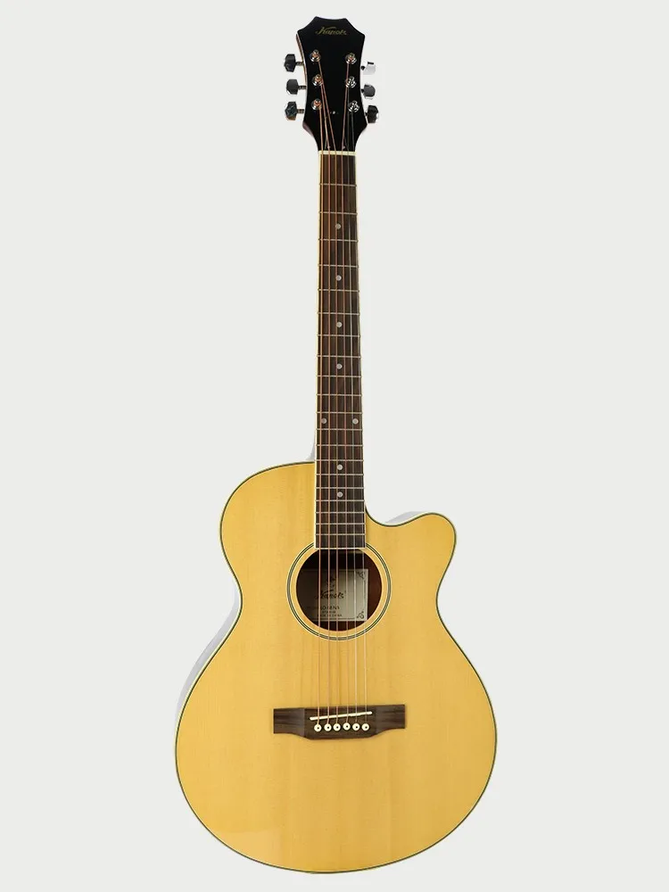 Красная хлопковая баллада гитара для начинающих женщин и мужчин 40 дюймов 41 ель