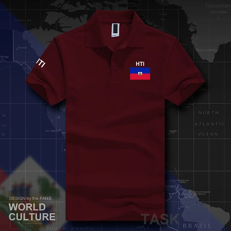 Футболка-поло haiитянская с коротким рукавом 2017 хлопок | Мужская одежда