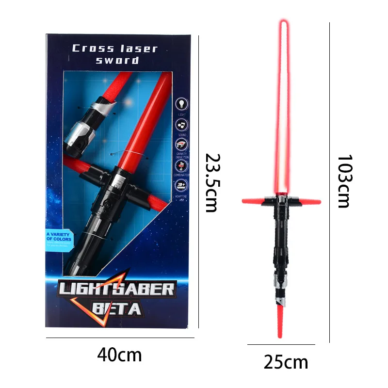 Kylo Ren Lightsaber музыки и Свет меч игрушки 100 см Действие для детей Darth Vader мечи света