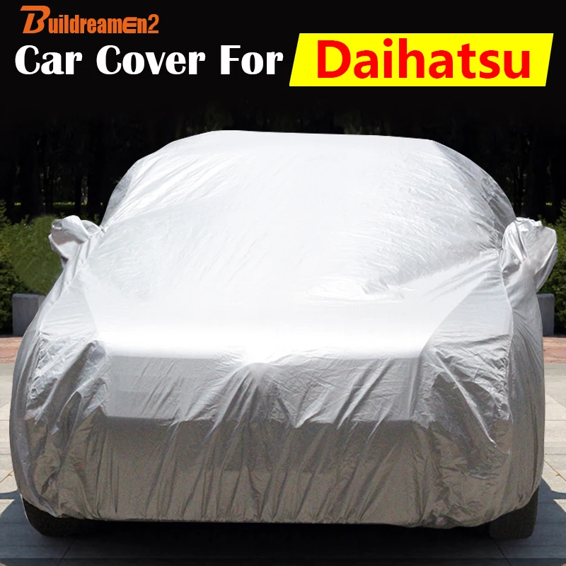 

Buildreamen2 Full Car Outdoor Anti-UV Sun Rain Snow Scratch Resistant Car Cover For Daihatsu Esse Materia Sirion Sonica Terios