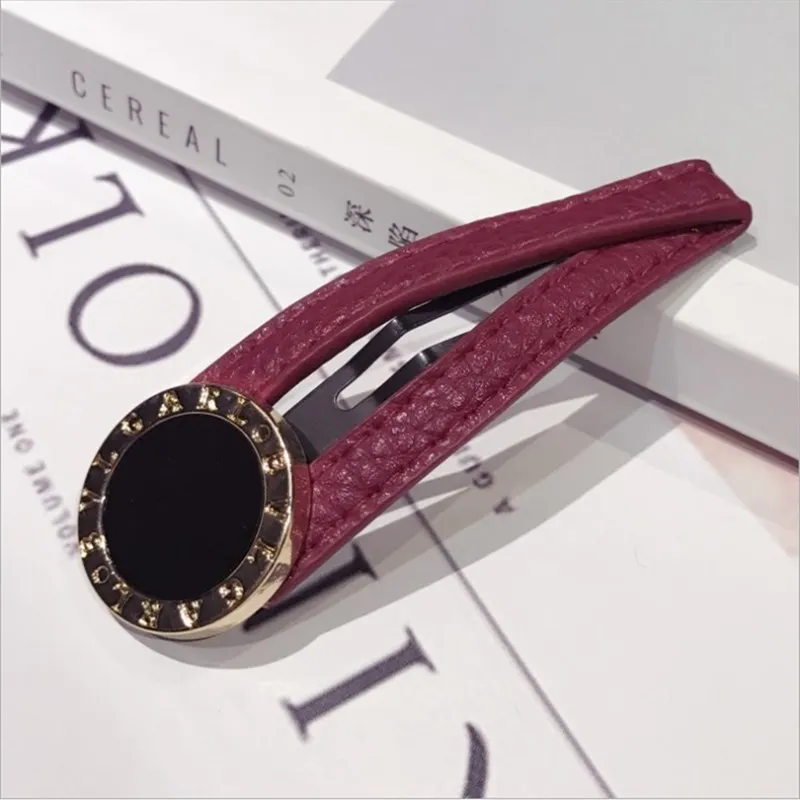 Новый бутик аксессуаров для волос сложные женские старинные однотонные кожаные