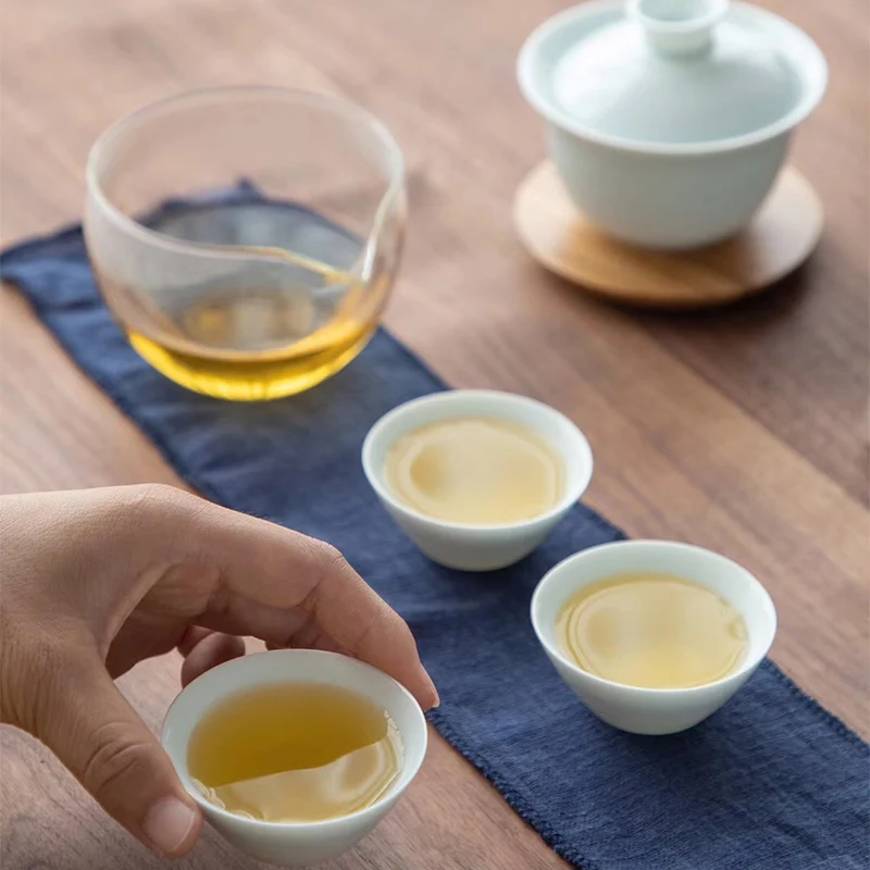 TANGPIN celadon ceramic gaiwan tea cup for puer chinese kung fu travel set drinkware | Дом и сад