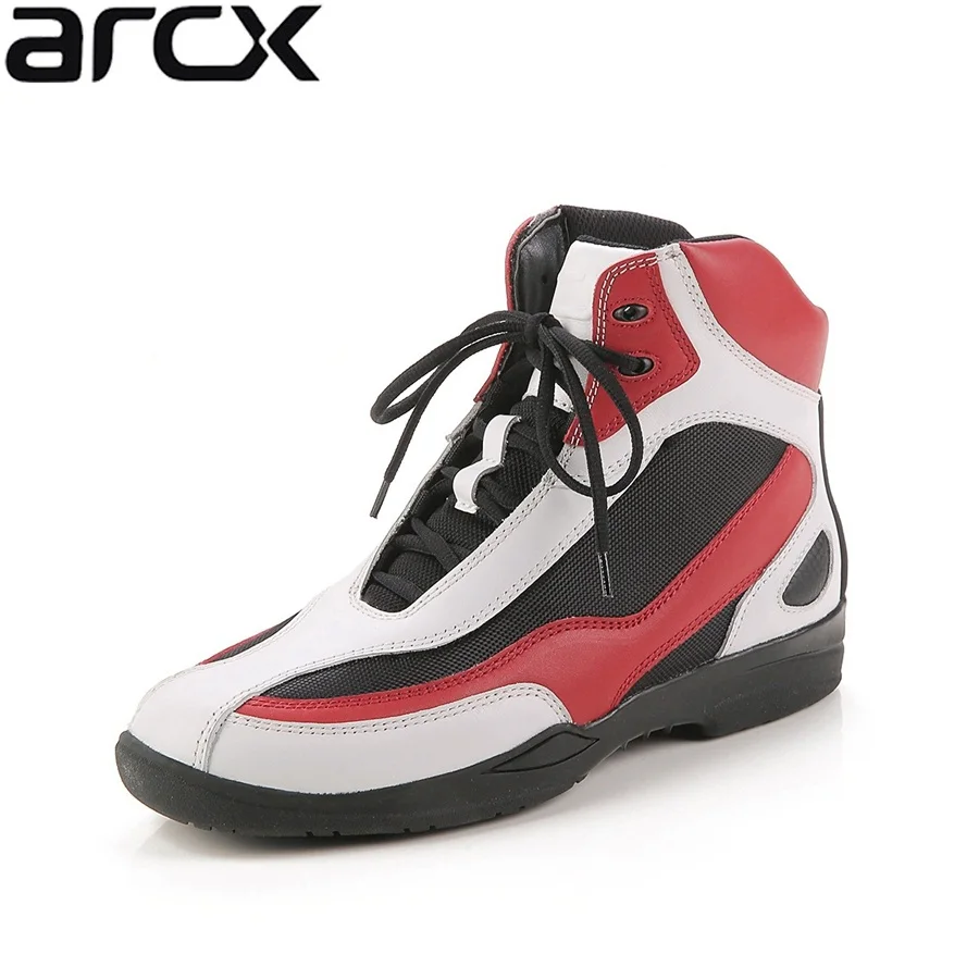 Free shipping 1pair ARCX New Men's real leather Ankle Cowhide Leather Touring Biker Riding Motorcycle Boots | Автомобили и