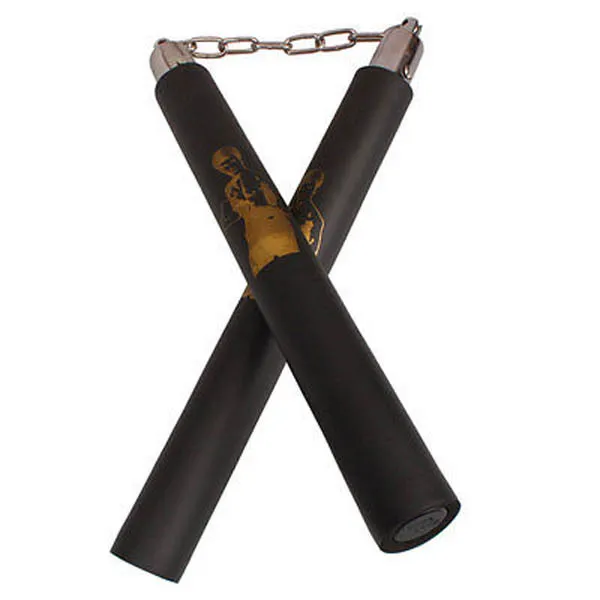 Брюс Ли конгфу Nunchakus Пена Мягкий Nunchaku Металл Вертлюг и цепь кунг фу Nunchucks SPT 004|kung