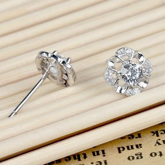 OMHXZJ оптовая продажа модные ювелирные изделия для мужчин и женщин серьги гвоздики