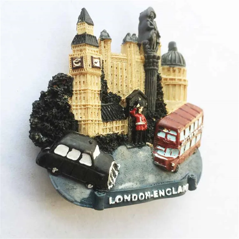 London Trafalgar квадратный рисунок на холодильник стикер Британский пейзаж магнит на холодильник домашний Декор подарок Прямая