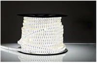fanlive 100mlot ac 110v 220v 5000k rgb led tape stripe white 2835 smd led strip rope light 180ledsm waterproof ip67 flexible