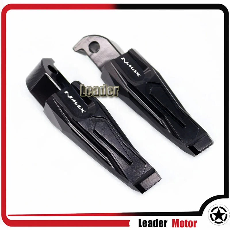 Black Logo (NMAX) Для Yamaha T-MAX 530 T-MAX 500 TMAX 500 530 NMAX 155 N-MAX 155 125 скутер аксессуары заднее крыло Подножка для пассажира подножки - Цвет: Black Logo (NMAX)