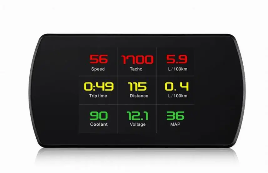 OBD2 Спидометр лобовое стекло Projetor P12 5 8 TFT OBD Hud Дисплей Sup порт и EUOBD