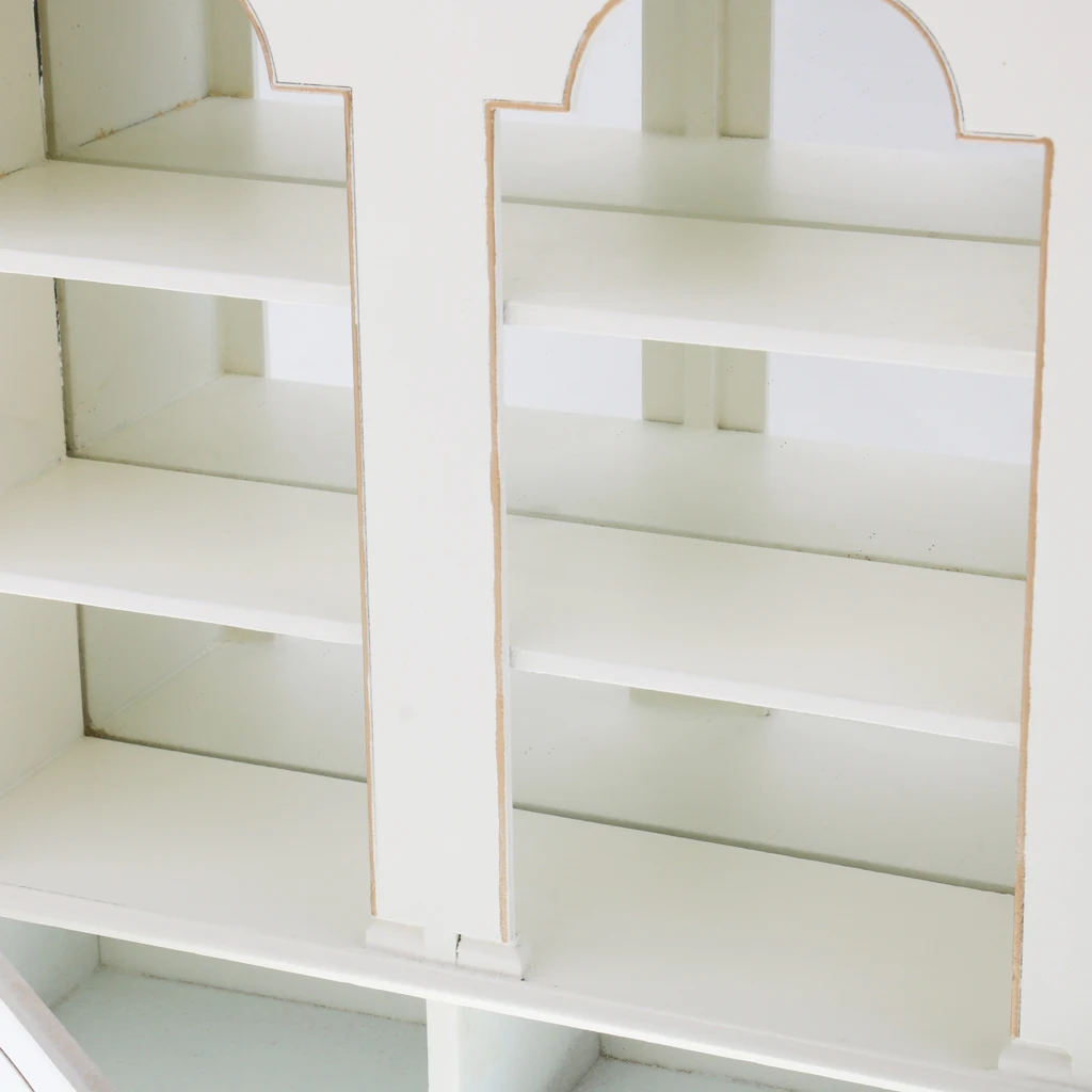 Миниатюрный Кукольный домик 1/6 шкала прозрачный книжный шкаф модель