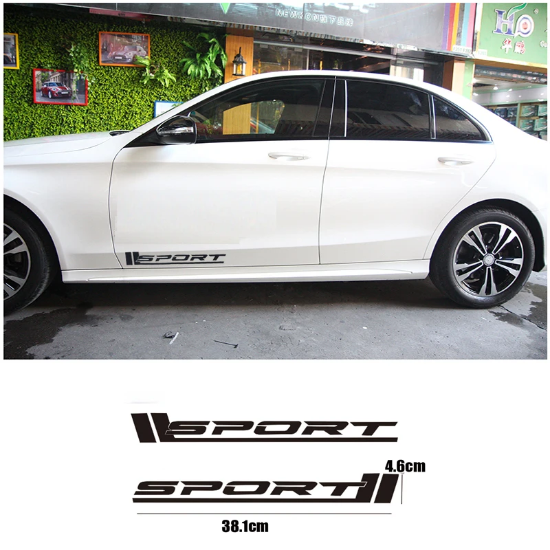 2 шт./лот стикер на дверь автомобиля для Mercedes Benz AMG w117 cla45 w205 c63 w212 e63 w207 w176 a45 x156 gla45 |