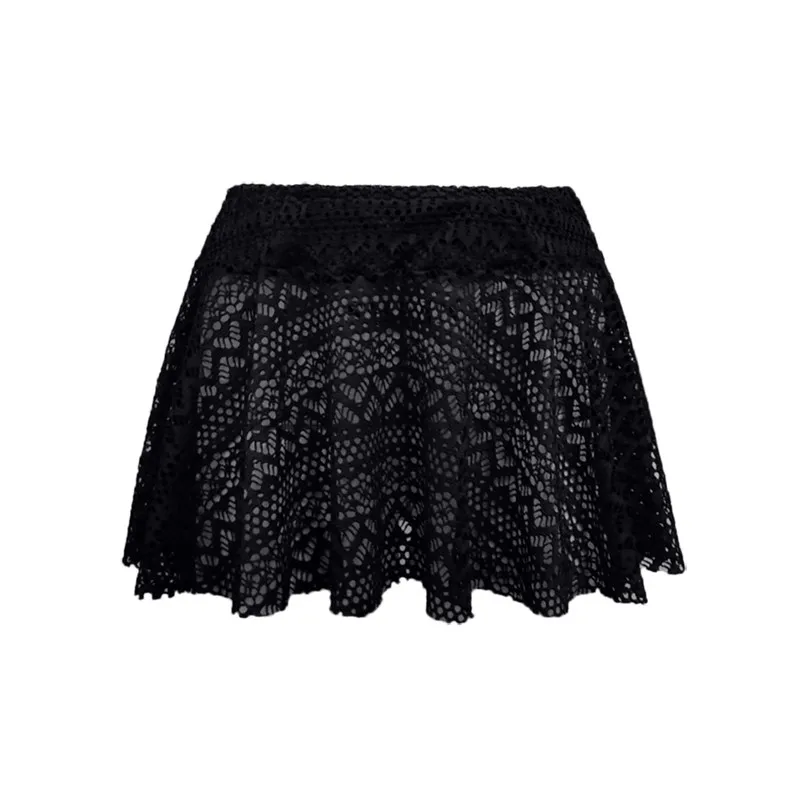 JAYCOSIN Summer Swimwear Beachwear Women Lace Crochet Skirted Bottom Beach Skirt Short Skort Swim may27#4 | Женская одежда