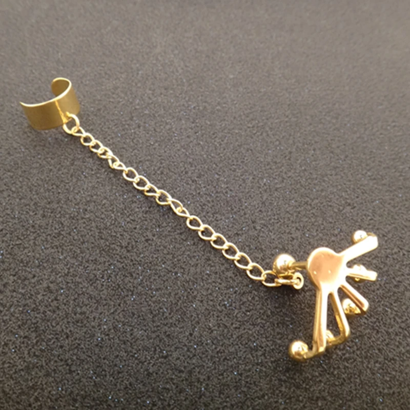 Длинные серьги цепочки в форме когтей крутые ювелирные изделия для ушей модные