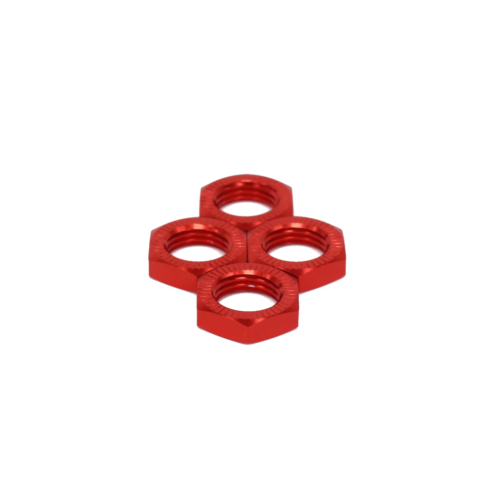 RCAWD 4 шт. 17 мм колеса Шестигранная гайка переходника шаг резьбы 1 25 для некоторых RC