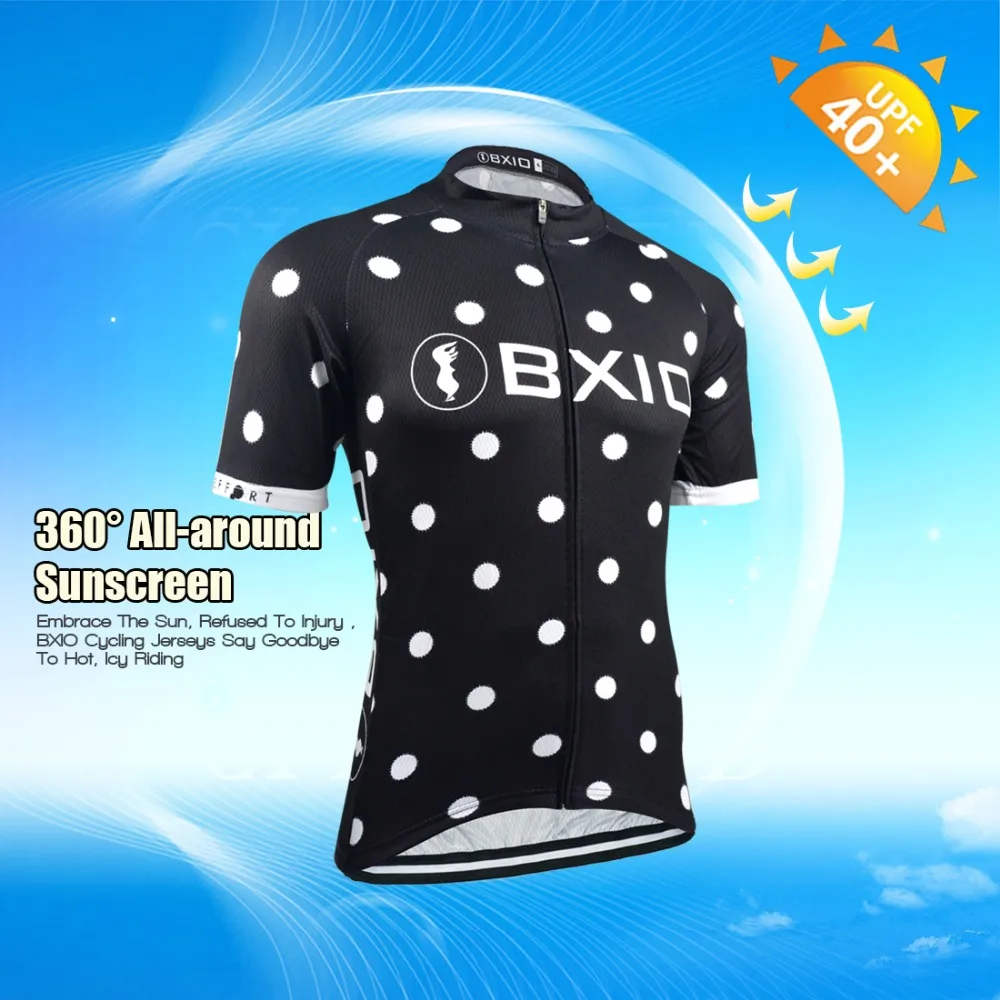 2018 bxio Новый Велоспорт Джерси Черный Майо Велосипедная форма MTB Велосипедный