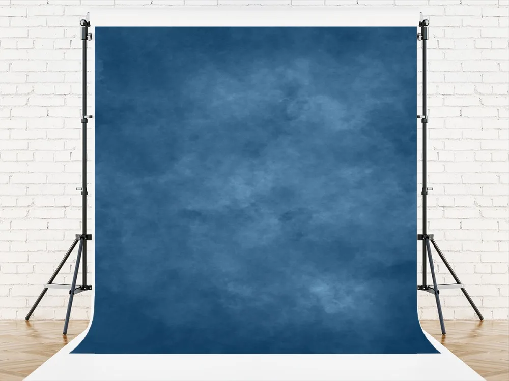 VinylBDS10x20ft синий сплошной цвет фон для фотосъемки абстрактный чистый портреты на