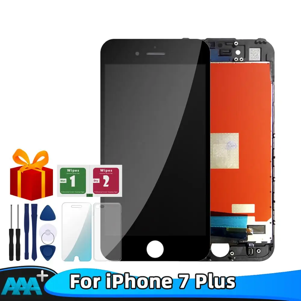 Высококачественный ЖК дисплей для iPhone 7 plus дигитайзер сенсорного экрана в сборе