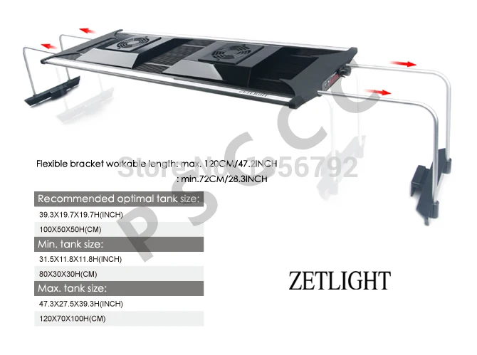 ZETLIGHT ZT-6600 wifi Интеллектуальное освещение для морских коралловых аквариумов. wifi Пульт дистанционного управления, энергосбережение. Весь природный спектр