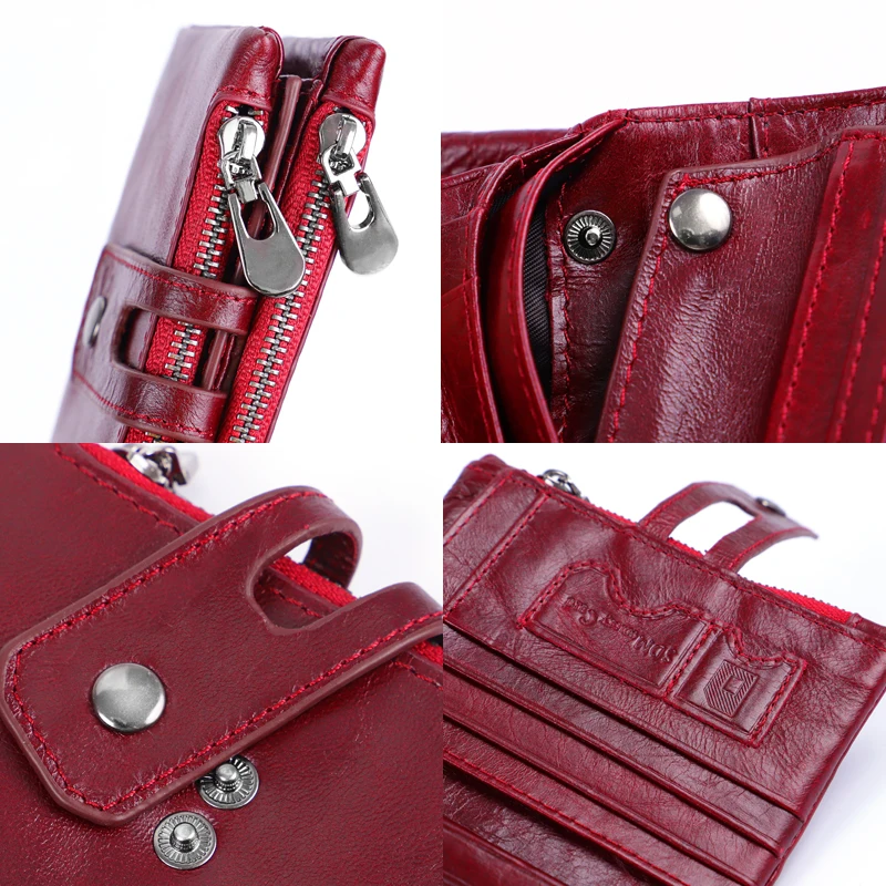 Женский кошелек из натуральной коровьей кожи Betiteto винтажный Кошелек для монет